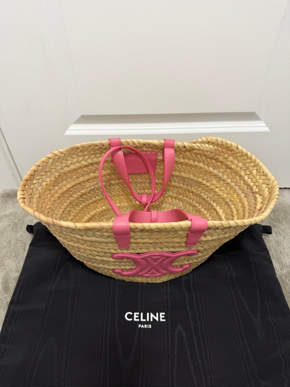 Celine Teen Classic Panier In Palm
Leaves - Picture 3 of 11
